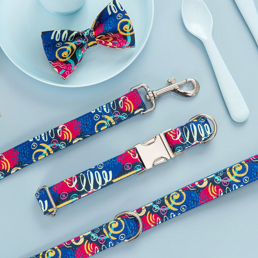 Dog Collar Pet Leash !